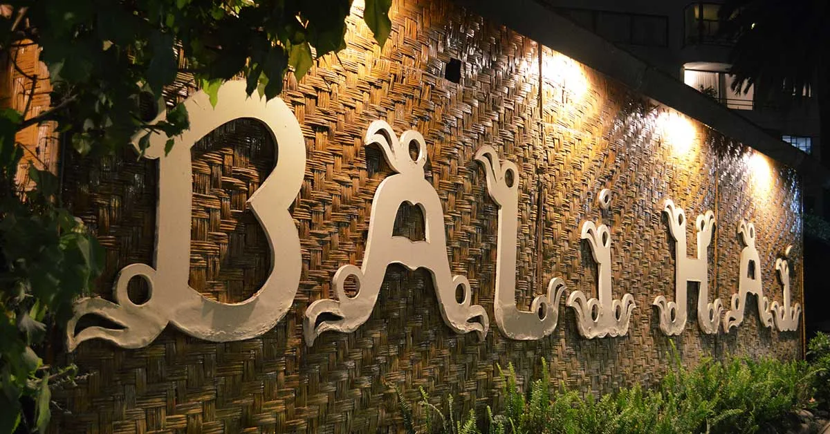 Cena Show Bali Hai
